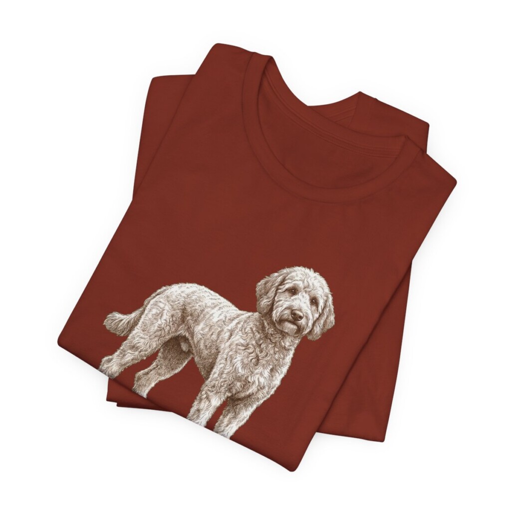 Poodle Mix Mom Shirt, Vintage Dog Sketch Tee, Dog Mom Gift