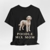 Poodle Mix Mom Shirt, Vintage Dog Sketch Tee, Dog Mom Gift