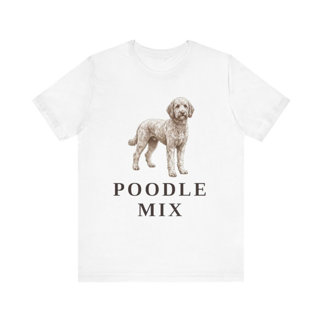 Poodle Mix Lover Shirt, Vintage Dog Sketch Tee, Dog Lover Gift Poodle Mix Lover Shirt, Vintage Dog Sketch Tee, Dog Lover Gift