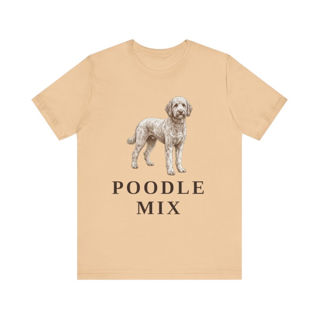 Poodle Mix Lover Shirt, Vintage Dog Sketch Tee, Dog Lover Gift Poodle Mix Lover Shirt, Vintage Dog Sketch Tee, Dog Lover Gift