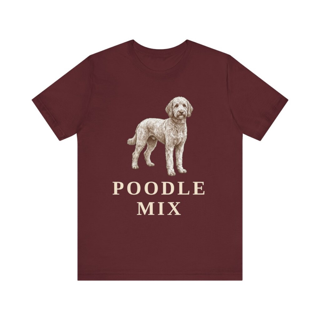Poodle Mix Lover Shirt, Vintage Dog Sketch Tee, Dog Lover Gift Poodle Mix Lover Shirt, Vintage Dog Sketch Tee, Dog Lover Gift