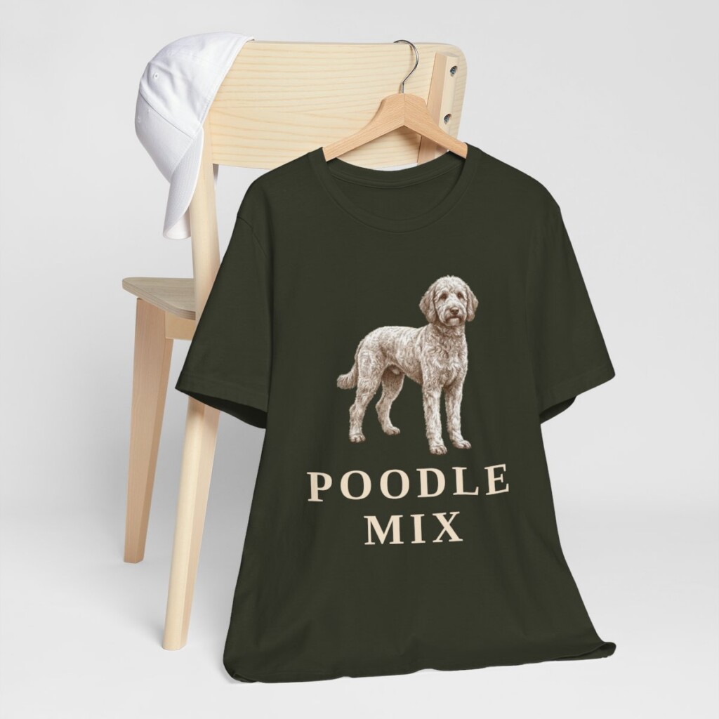 Poodle Mix Lover Shirt, Vintage Dog Sketch Tee, Dog Lover Gift Poodle Mix Lover Shirt, Vintage Dog Sketch Tee, Dog Lover Gift