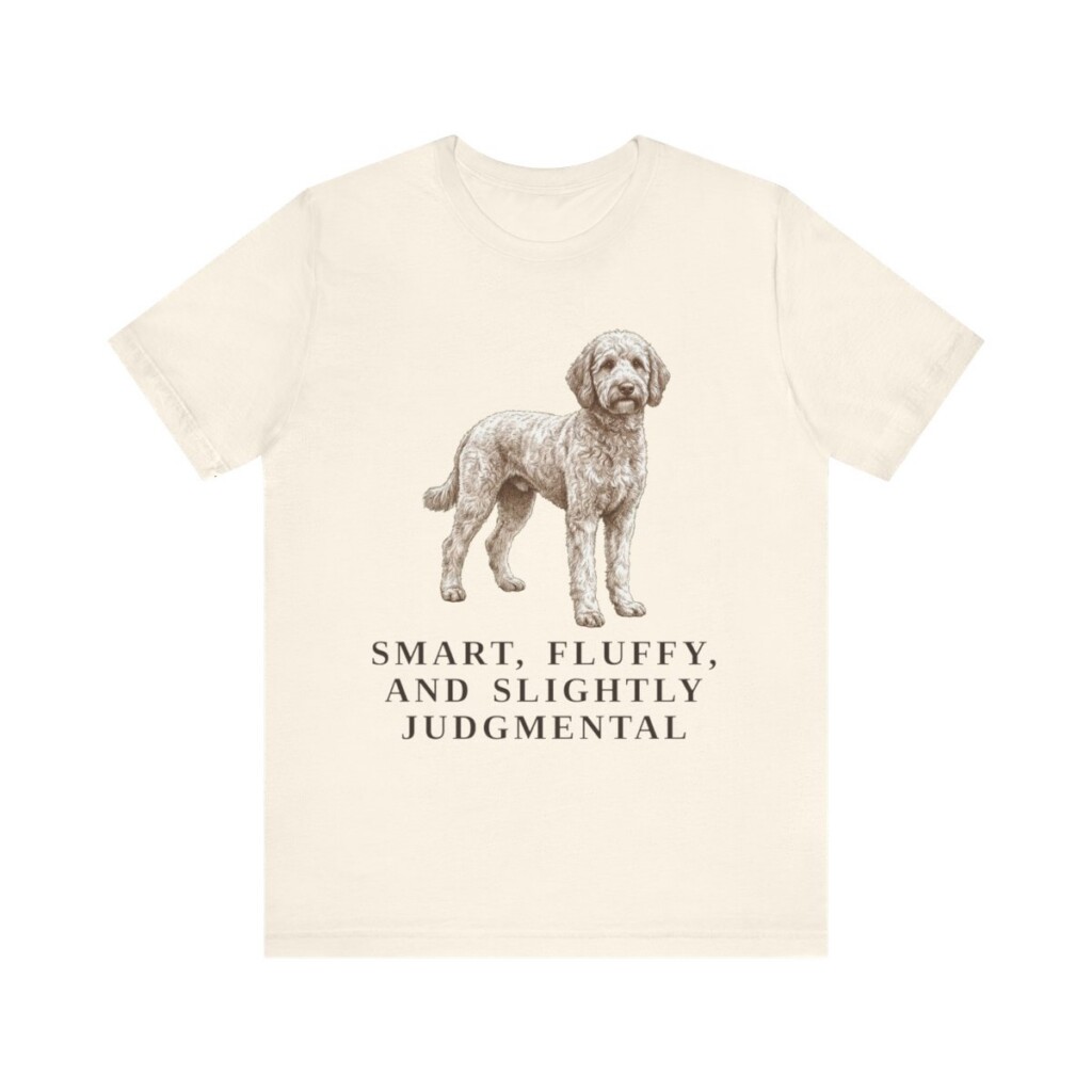 Poodle Mix Humor Shirt, Vintage Dog Sketch Tee, Dog Humor Gift Poodle Mix Humor Shirt, Vintage Dog Sketch Tee, Dog Humor Gift