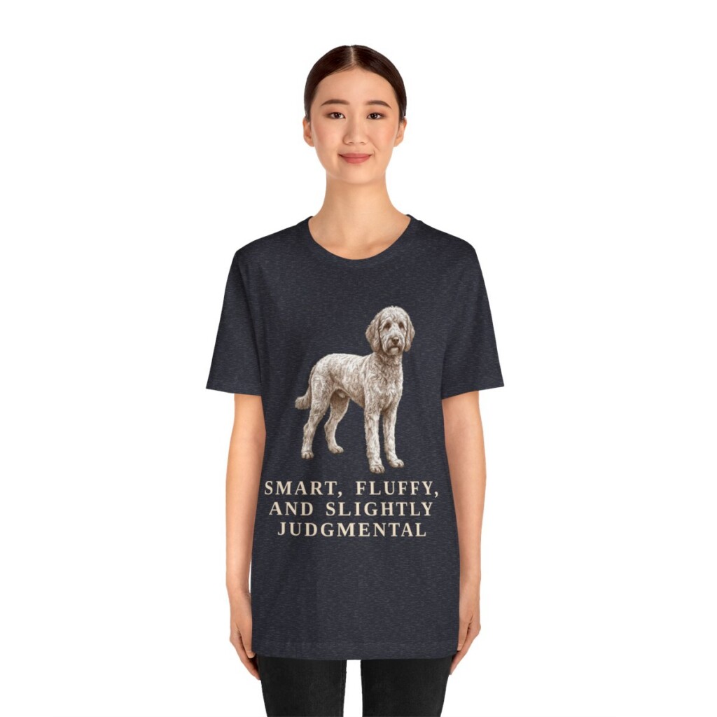 Poodle Mix Humor Shirt, Vintage Dog Sketch Tee, Dog Humor Gift Poodle Mix Humor Shirt, Vintage Dog Sketch Tee, Dog Humor Gift