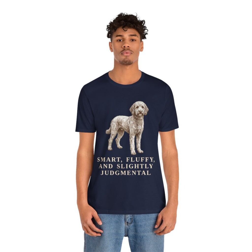 Poodle Mix Humor Shirt, Vintage Dog Sketch Tee, Dog Humor Gift Poodle Mix Humor Shirt, Vintage Dog Sketch Tee, Dog Humor Gift
