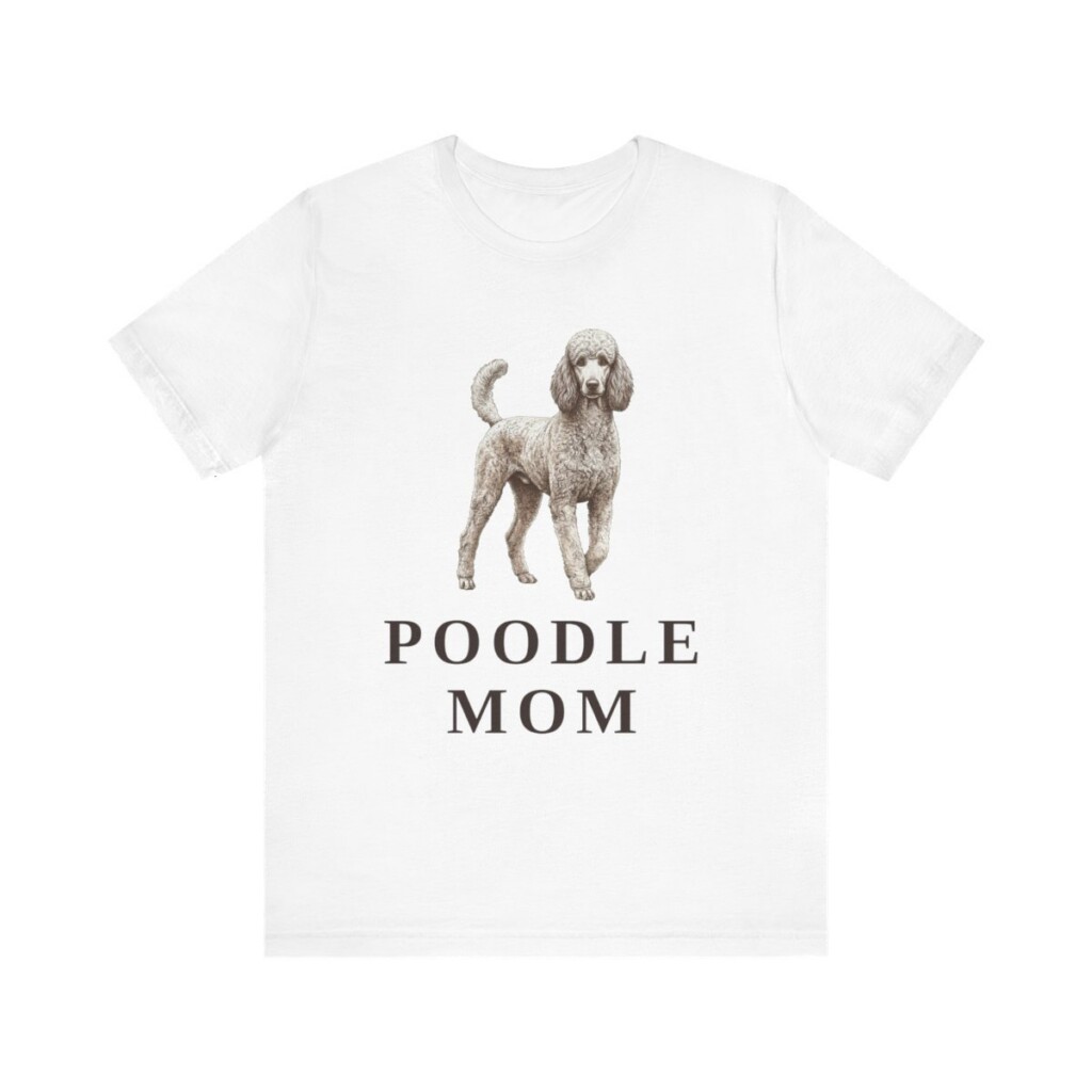Poodle Mom Shirt, Vintage Dog Sketch Tee, Dog Mom Gift Poodle Mom Shirt, Vintage Dog Sketch Tee, Dog Mom Gift