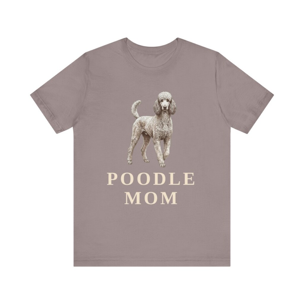 Poodle Mom Shirt, Vintage Dog Sketch Tee, Dog Mom Gift Poodle Mom Shirt, Vintage Dog Sketch Tee, Dog Mom Gift