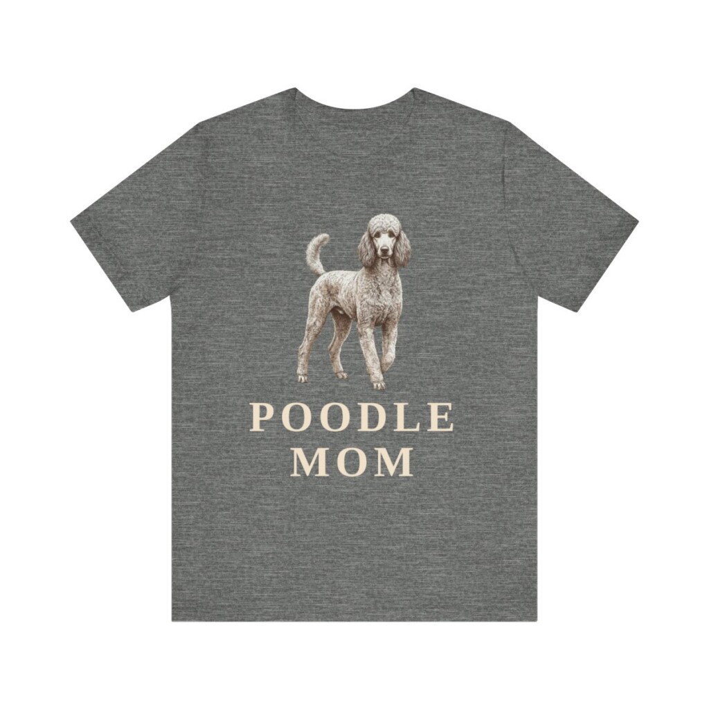 Poodle Mom Shirt, Vintage Dog Sketch Tee, Dog Mom Gift Poodle Mom Shirt, Vintage Dog Sketch Tee, Dog Mom Gift