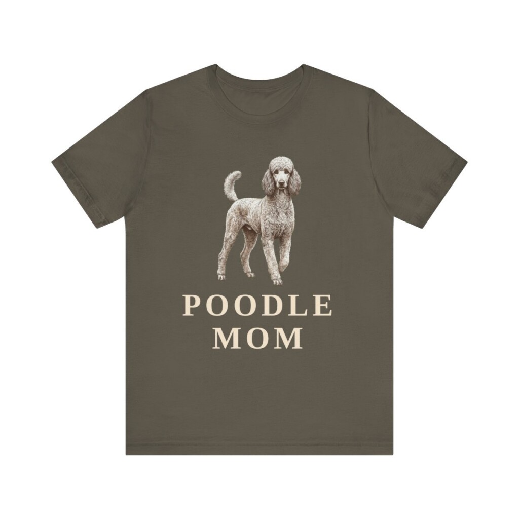 Poodle Mom Shirt, Vintage Dog Sketch Tee, Dog Mom Gift Poodle Mom Shirt, Vintage Dog Sketch Tee, Dog Mom Gift