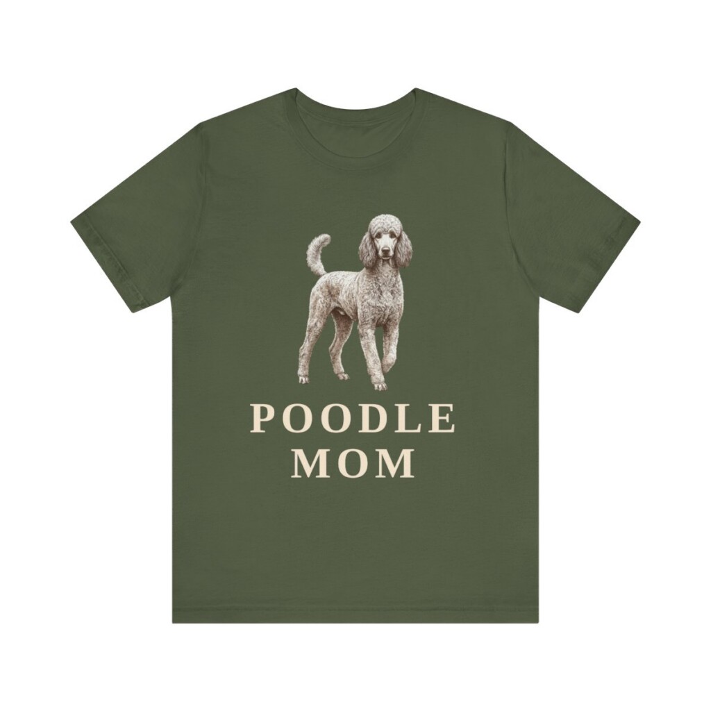 Poodle Mom Shirt, Vintage Dog Sketch Tee, Dog Mom Gift Poodle Mom Shirt, Vintage Dog Sketch Tee, Dog Mom Gift