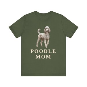 Poodle Mom Shirt, Vintage Dog Sketch Tee, Dog Mom Gift