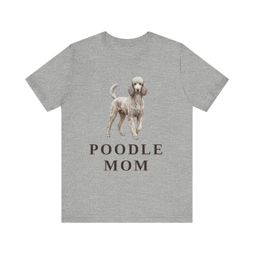 Poodle Mom Shirt, Vintage Dog Sketch Tee, Dog Mom Gift Poodle Mom Shirt, Vintage Dog Sketch Tee, Dog Mom Gift