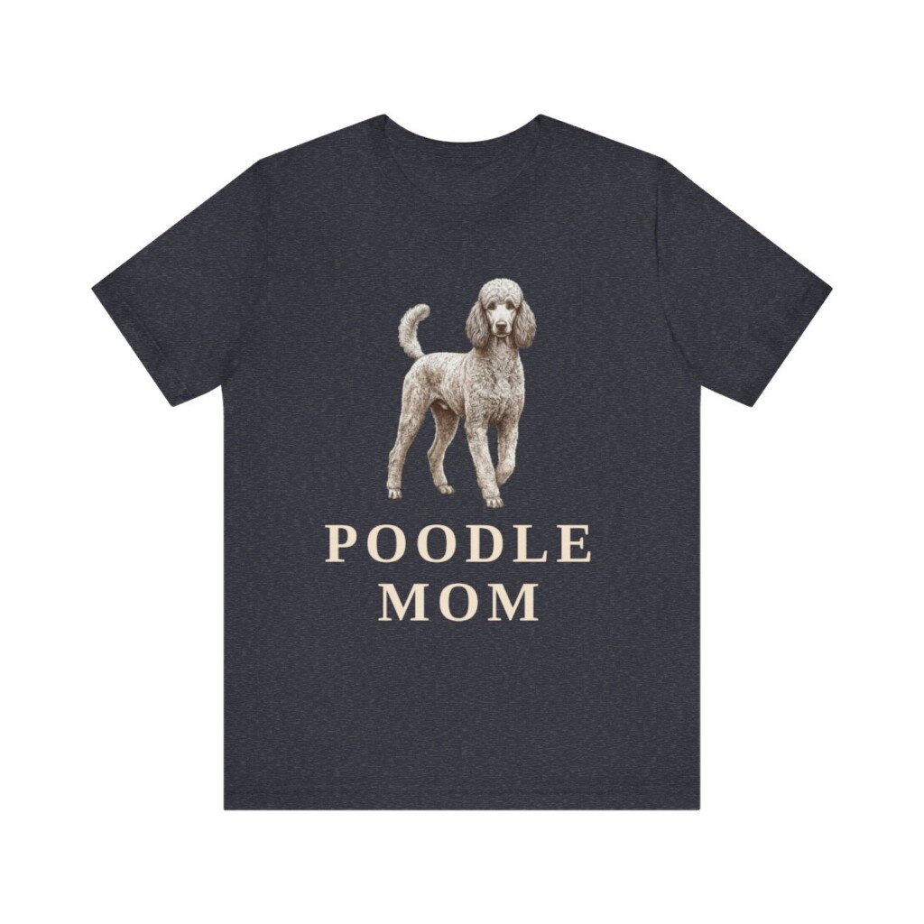 Poodle Mom Shirt, Vintage Dog Sketch Tee, Dog Mom Gift Poodle Mom Shirt, Vintage Dog Sketch Tee, Dog Mom Gift
