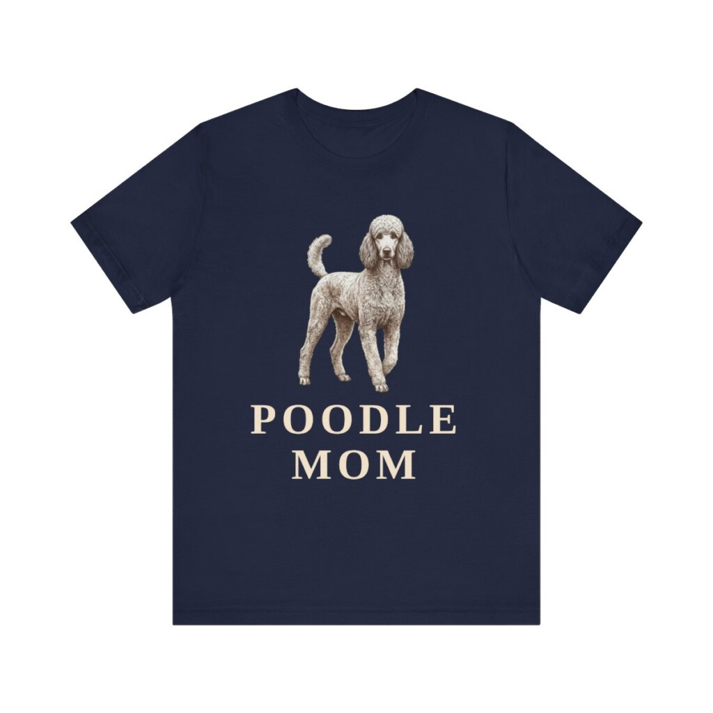 Poodle Mom Shirt, Vintage Dog Sketch Tee, Dog Mom Gift Poodle Mom Shirt, Vintage Dog Sketch Tee, Dog Mom Gift