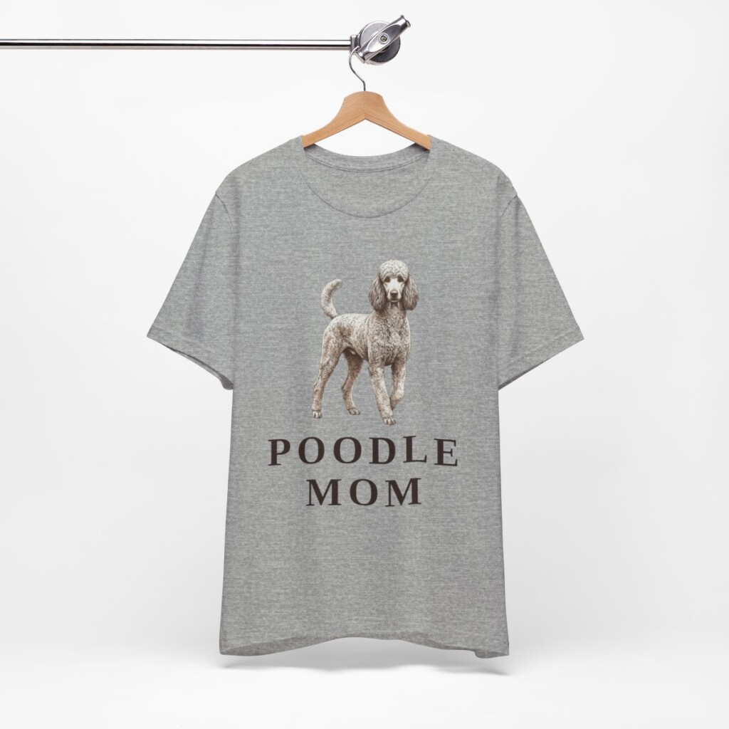 Poodle Mom Shirt, Vintage Dog Sketch Tee, Dog Mom Gift Poodle Mom Shirt, Vintage Dog Sketch Tee, Dog Mom Gift