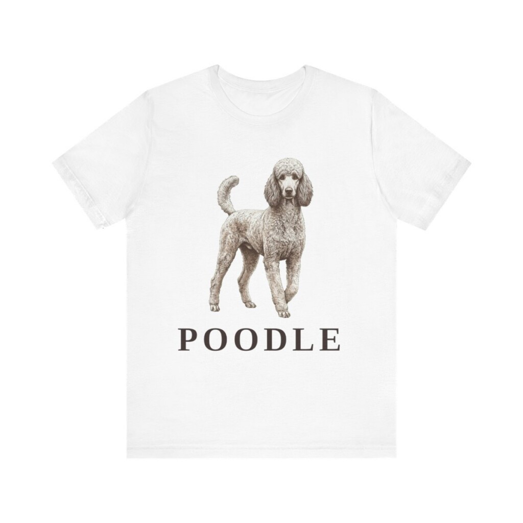 Poodle Lover Shirt, Vintage Dog Sketch Tee, Dog Lover Gift Poodle Lover Shirt, Vintage Dog Sketch Tee, Dog Lover Gift