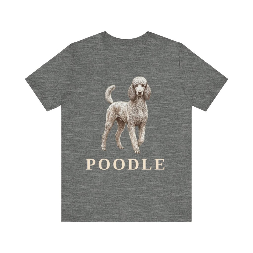 Poodle Lover Shirt, Vintage Dog Sketch Tee, Dog Lover Gift Poodle Lover Shirt, Vintage Dog Sketch Tee, Dog Lover Gift
