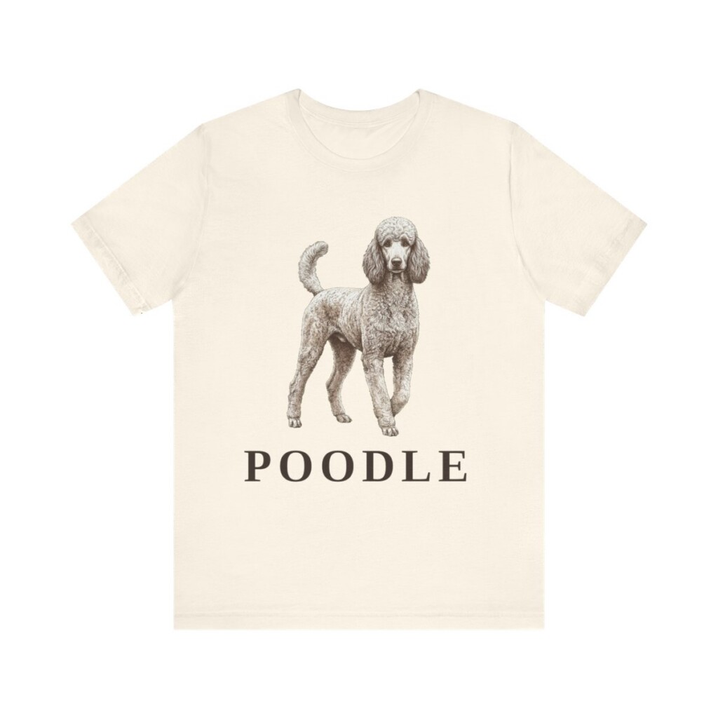 Poodle Lover Shirt, Vintage Dog Sketch Tee, Dog Lover Gift Poodle Lover Shirt, Vintage Dog Sketch Tee, Dog Lover Gift