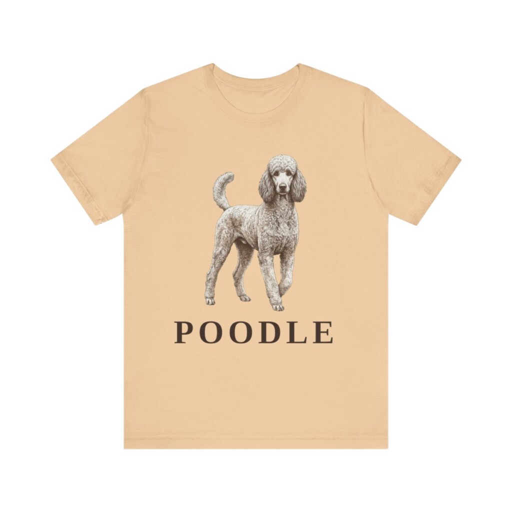 Poodle Lover Shirt, Vintage Dog Sketch Tee, Dog Lover Gift Poodle Lover Shirt, Vintage Dog Sketch Tee, Dog Lover Gift