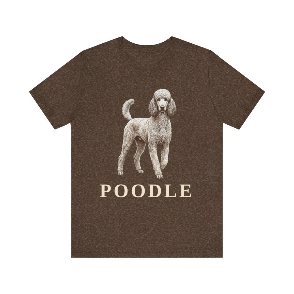 Poodle Lover Shirt, Vintage Dog Sketch Tee, Dog Lover Gift Poodle Lover Shirt, Vintage Dog Sketch Tee, Dog Lover Gift