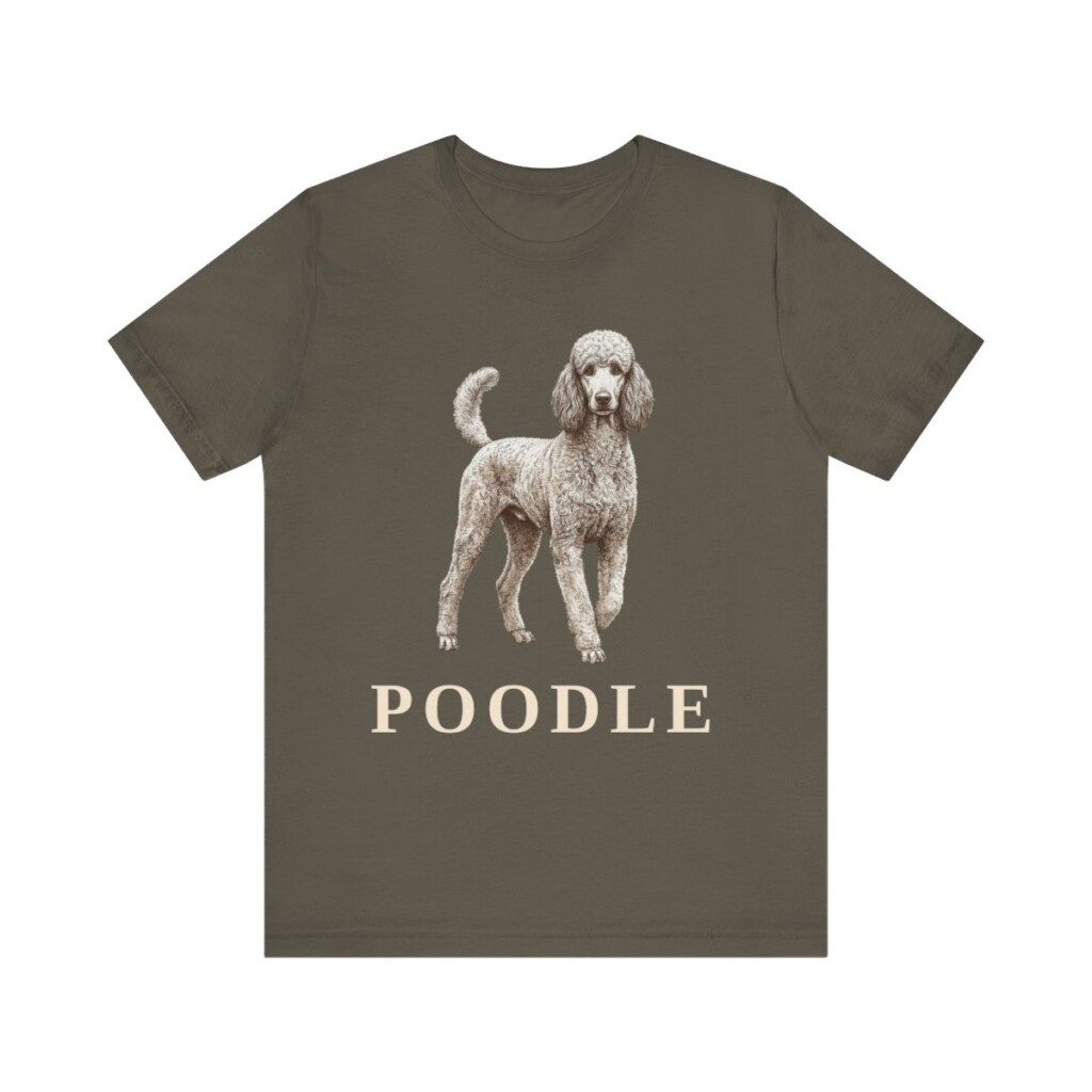 Poodle Lover Shirt, Vintage Dog Sketch Tee, Dog Lover Gift Poodle Lover Shirt, Vintage Dog Sketch Tee, Dog Lover Gift
