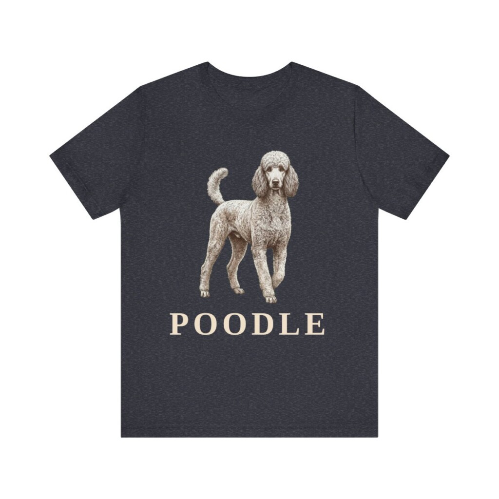 Poodle Lover Shirt, Vintage Dog Sketch Tee, Dog Lover Gift Poodle Lover Shirt, Vintage Dog Sketch Tee, Dog Lover Gift