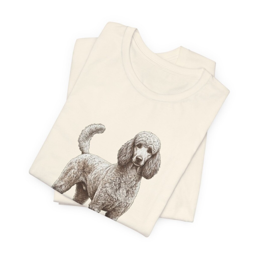 Poodle Lover Shirt, Vintage Dog Sketch Tee, Dog Lover Gift Poodle Lover Shirt, Vintage Dog Sketch Tee, Dog Lover Gift