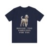 Poodle Humor Shirt, Vintage Dog Sketch Tee, Dog Humor Gift