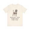 Poodle Humor Shirt, Vintage Dog Sketch Tee, Dog Humor Gift