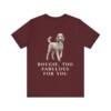 Poodle Humor Shirt, Vintage Dog Sketch Tee, Dog Humor Gift