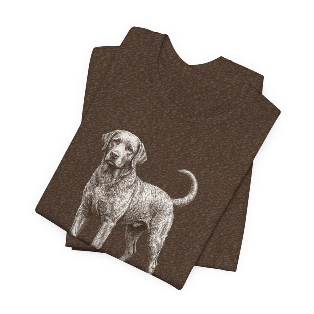 Portuguese Water Dog Dad Shirt, Vintage Dog Sketch Tee, Dog Dad Gift
