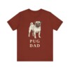 Pug Dad Shirt, Vintage Dog Sketch Tee, Dog Dad Gift