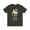 Pug Dad Shirt, Vintage Dog Sketch Tee, Dog Dad Gift