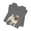 Pug Dad Shirt, Vintage Dog Sketch Tee, Dog Dad Gift