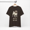 Pug Dad Shirt, Vintage Dog Sketch Tee, Dog Dad Gift