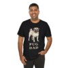 Pug Dad Shirt, Vintage Dog Sketch Tee, Dog Dad Gift