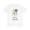 Pug Mom Shirt, Vintage Dog Sketch Tee, Dog Mom Gift