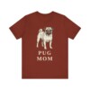 Pug Mom Shirt, Vintage Dog Sketch Tee, Dog Mom Gift
