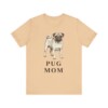 Pug Mom Shirt, Vintage Dog Sketch Tee, Dog Mom Gift
