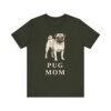 Pug Mom Shirt, Vintage Dog Sketch Tee, Dog Mom Gift