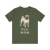 Pug Mom Shirt, Vintage Dog Sketch Tee, Dog Mom Gift