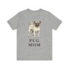 Pug Mom Shirt, Vintage Dog Sketch Tee, Dog Mom Gift