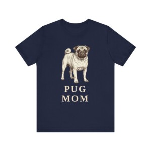 Pug Mom Shirt, Vintage Dog Sketch Tee, Dog Mom Gift