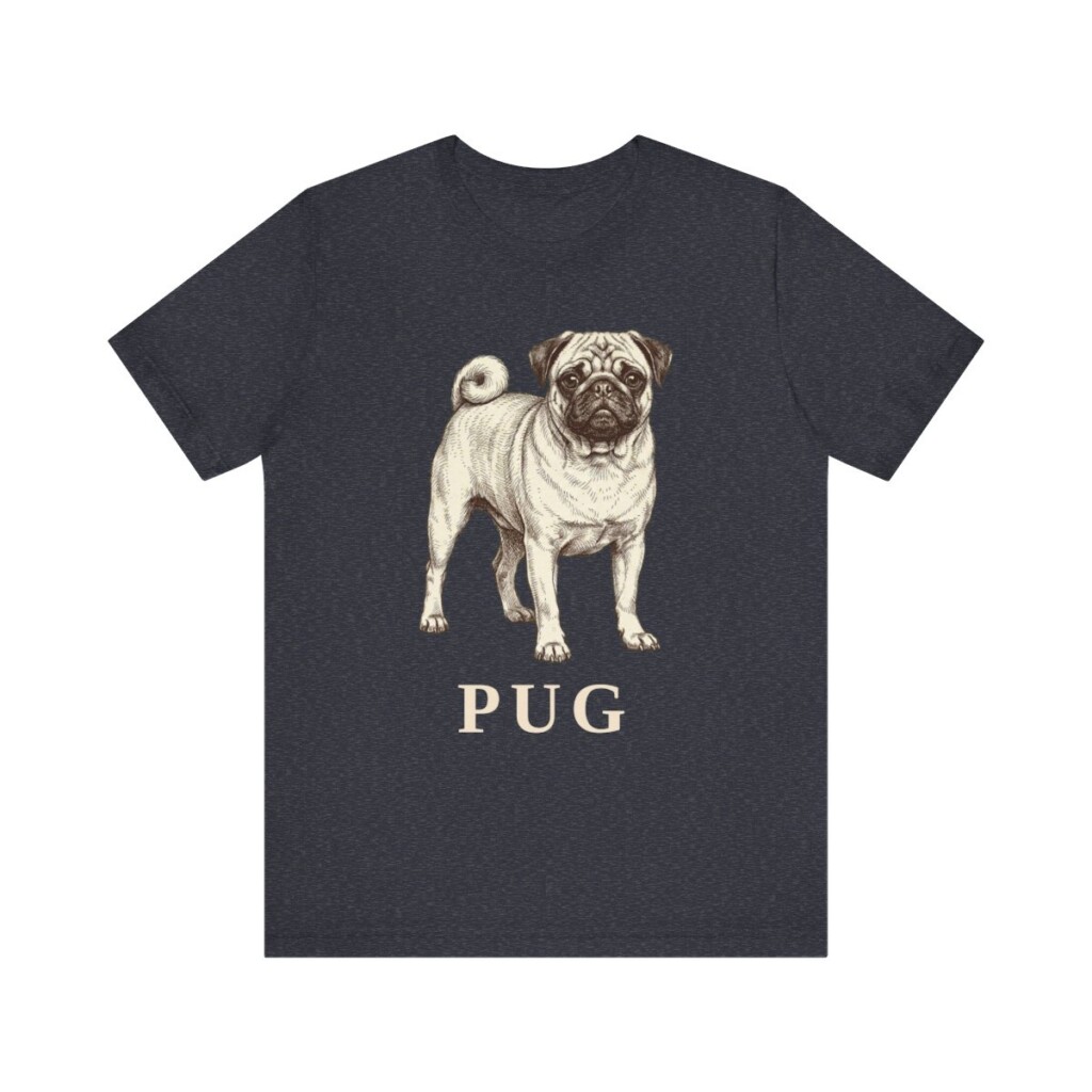Pug Lover Shirt, Vintage Dog Sketch Tee, Dog Lover Gift Pug Lover Shirt, Vintage Dog Sketch Tee, Dog Lover Gift
