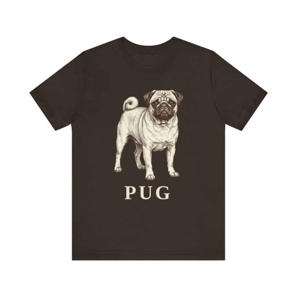Pug Lover Shirt, Vintage Dog Sketch Tee, Dog Lover Gift Pug Lover Shirt, Vintage Dog Sketch Tee, Dog Lover Gift