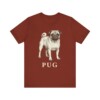 Pug Lover Shirt, Vintage Dog Sketch Tee, Dog Lover Gift Pug Lover Shirt, Vintage Dog Sketch Tee, Dog Lover Gift
