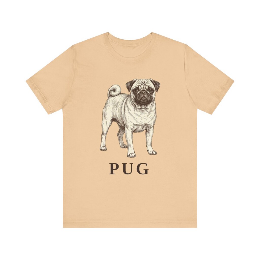 Pug Lover Shirt, Vintage Dog Sketch Tee, Dog Lover Gift Pug Lover Shirt, Vintage Dog Sketch Tee, Dog Lover Gift