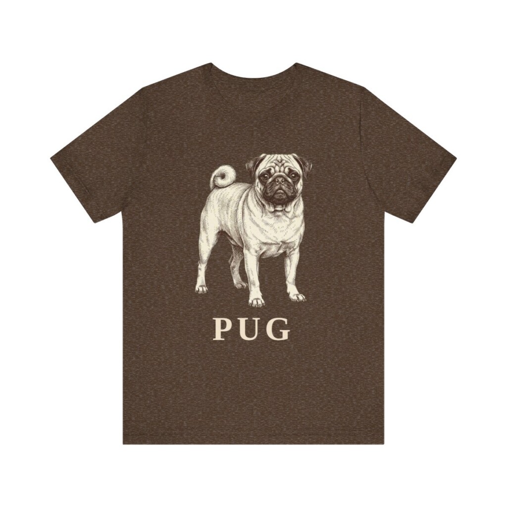 Pug Lover Shirt, Vintage Dog Sketch Tee, Dog Lover Gift Pug Lover Shirt, Vintage Dog Sketch Tee, Dog Lover Gift