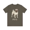Pug Lover Shirt, Vintage Dog Sketch Tee, Dog Lover Gift Pug Lover Shirt, Vintage Dog Sketch Tee, Dog Lover Gift