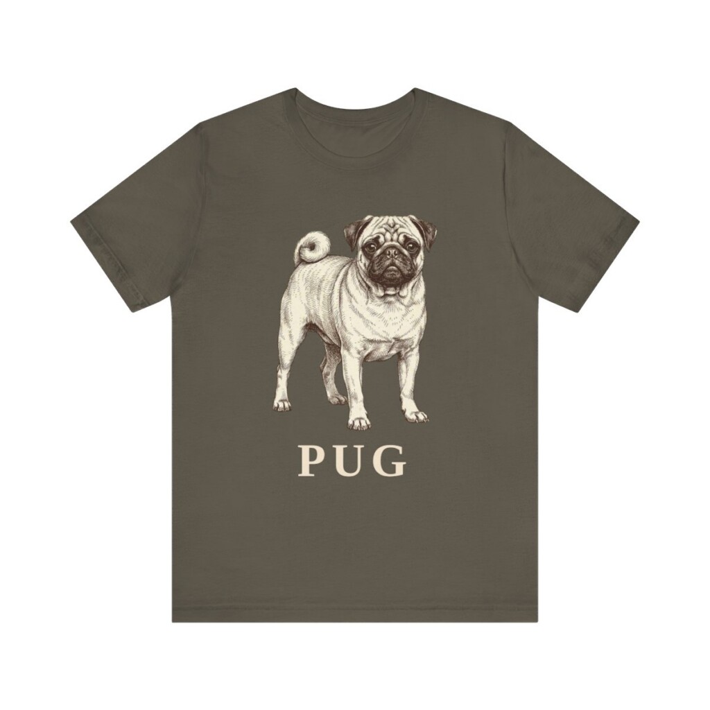 Pug Lover Shirt, Vintage Dog Sketch Tee, Dog Lover Gift Pug Lover Shirt, Vintage Dog Sketch Tee, Dog Lover Gift